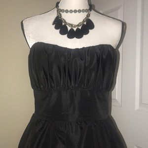 As You Wish Black Strapless Special Occasion Dress